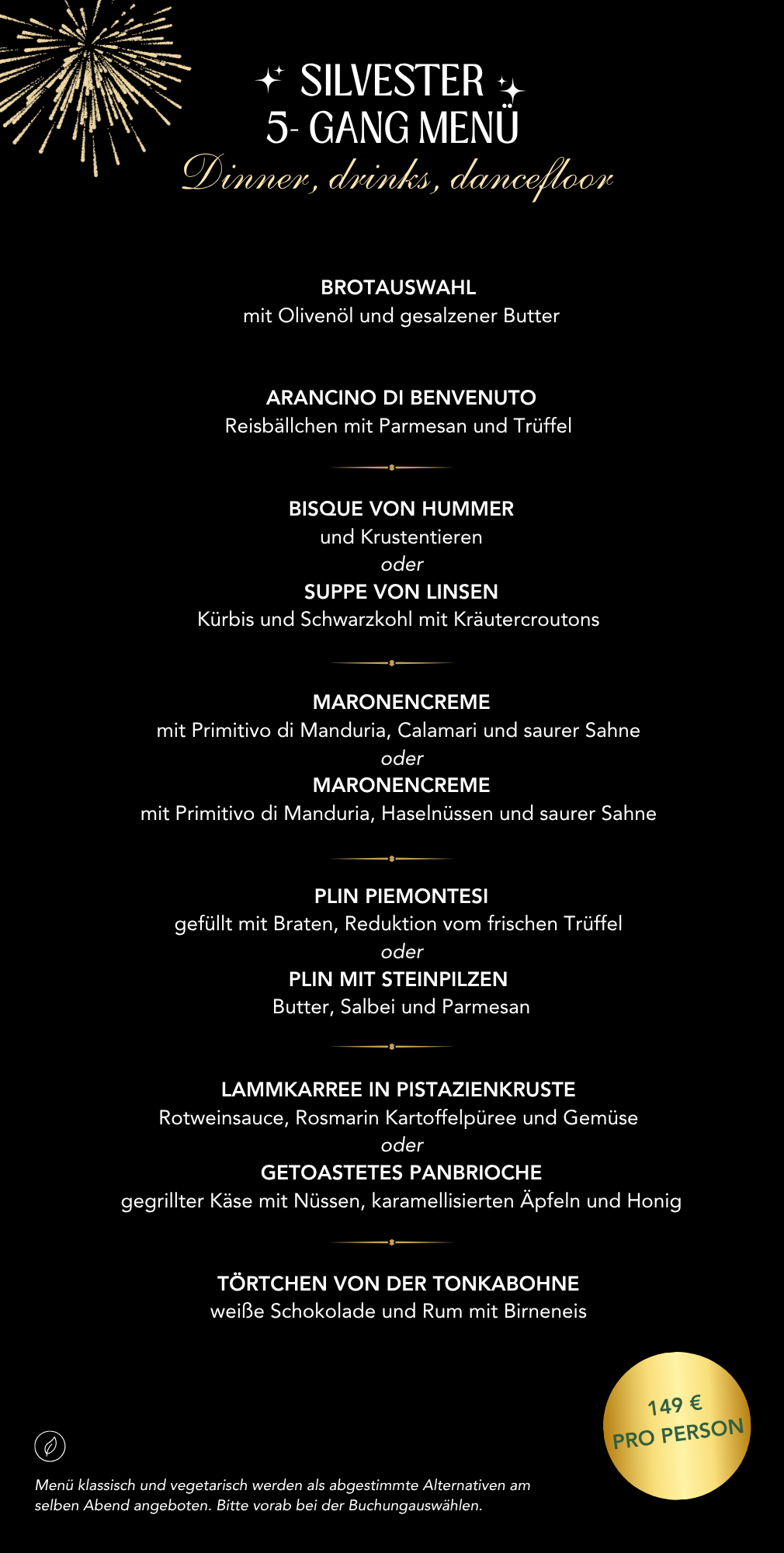 SILVESTER IM REISLAGER