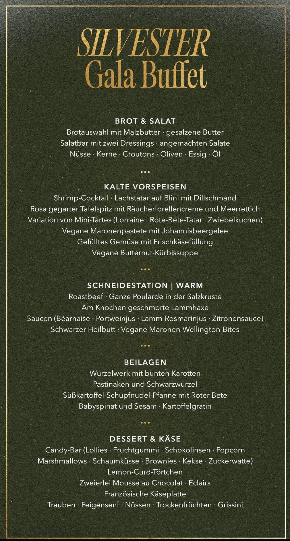 SILVESTER IM REISLAGER